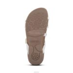 Janey Braided Slide Aetrex Women White XLXT026 - Image 3