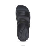 Janey Sport Slide Aetrex Women Black XLXT0183 - Image 5
