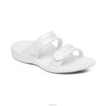 Janey Sport Slide Aetrex Women White XLXT080