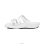 Janey Sport Slide Aetrex Women White XLXT080 - Image 4