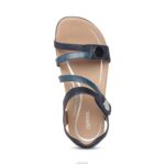 Jess Adjustable Quarter Strap Sandal Aetrex Women Navy XLXT0187 - Image 5
