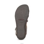Jess Adjustable Quarter Strap Sandal Aetrex Women Smoke XLXT0165 - Image 7