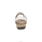Jess Adjustable Quarter Strap Sandal Aetrex Women White XLXT076 - Image 4