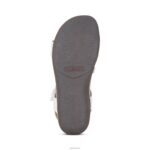 Jess Adjustable Quarter Strap Sandal Aetrex Women White XLXT076 - Image 7