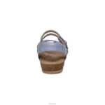Jillian Braided Quarter Strap Sandal Aetrex Women Blue XLXT0198 - Image 3