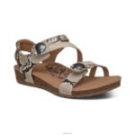 Jillian Braided Quarter Strap Sandal Aetrex Women Snake XLXT049 - Image 2