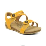 Jillian Braided Quarter Strap Sandal Aetrex Women Sunflower XLXT0106 - Image 2