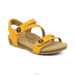 Jillian Braided Quarter Strap Sandal Aetrex Women Sunflower XLXT0106