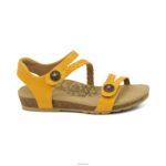Jillian Braided Quarter Strap Sandal Aetrex Women Sunflower XLXT0106 - Image 4