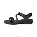 Jillian Sport Sandal Aetrex Women Black XLXT052 - Image 5
