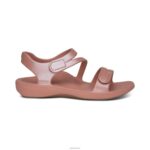 Jillian Sport Sandal Aetrex Women Shimmer Blush XLXT064 - Image 3