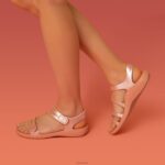 Jillian Sport Sandal Aetrex Women Shimmer Blush XLXT064 - Image 9