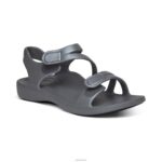 Jillian Sport Sandal Aetrex Women Shimmer Grey XLXT0147 - Image 2