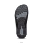 Jillian Sport Sandal Aetrex Women Shimmer Grey XLXT0147 - Image 7