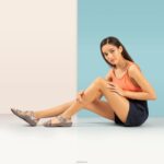 Jillian Sport Sandal Aetrex Women Shimmer Grey XLXT0147 - Image 10