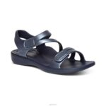 Jillian Sport Sandal Aetrex Women Shimmer Navy XLXT063