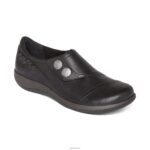 Karina Monk Strap Aetrex Women Black XLXT06