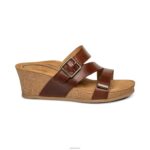 Kimmy Arch Support Wedge Aetrex Women Walnut XLXT0235 - Image 2