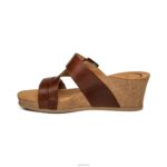 Kimmy Arch Support Wedge Aetrex Women Walnut XLXT0235 - Image 4