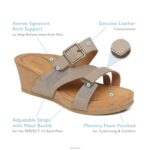 Kimmy Arch Support Wedge Aetrex Women Walnut XLXT0235 - Image 7