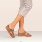 Kimmy Arch Support Wedge Aetrex Women Walnut XLXT0235 - Image 8