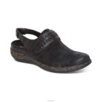 Leni Slingback Clog Aetrex Women Black XLXT0191