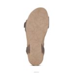 Lexa Quarter Strap Wedge Aetrex Women Bronze XLXT095 - Image 7