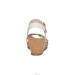 Lexa Quarter Strap Wedge Aetrex Women Ivory XLXT0172 - Image 3