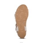 Lexa Quarter Strap Wedge Aetrex Women Ivory XLXT0172 - Image 6