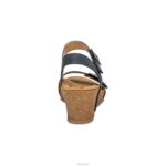 Lexa Quarter Strap Wedge Aetrex Women Navy XLXT0223 - Image 3
