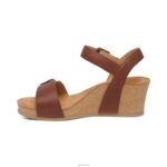 Lexa Quarter Strap Wedge Aetrex Women Walnut XLXT0116 - Image 3