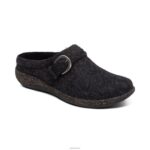 Libby Comfort Clog Aetrex Women Black Wool XLXT0159