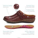 Libby Comfort Clog Aetrex Women Brown XLXT041 - Image 7