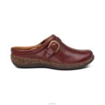 Libby Comfort Clog Aetrex Women Burgundy XLXT0103 - Image 4