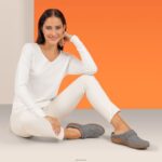 Libby Comfort Clog Aetrex Women Oatmeal Wool XLXT044 - Image 8