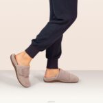 Mandy Closed Toe Slipper Aetrex Women Grey XLXT0182 - Image 7