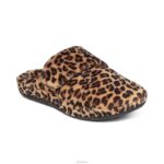 Mandy Closed Toe Slipper Aetrex Women Leopard XLXT020
