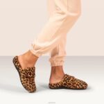 Mandy Closed Toe Slipper Aetrex Women Leopard XLXT020 - Image 8
