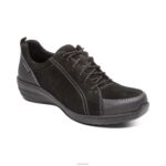 Mara Waterproof Casual Hiking Sneaker Aetrex Women Black XLXT059