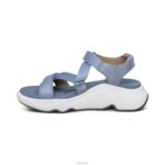 Marz Adjustable Sport Sandal Aetrex Women Blue XLXT0243 - Image 4