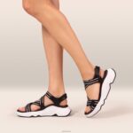 Marz Adjustable Sport Sandal Aetrex Women Blue XLXT0243 - Image 9