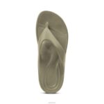 Maui Orthotic Flips Aetrex Men Army XLXT0328 - Image 2