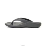 Maui Orthotic Flips Aetrex Men Charcoal XLXT0323 - Image 5