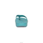 Maui Orthotic Flips Aetrex Women Glossy Aqua XLXT024 - Image 3