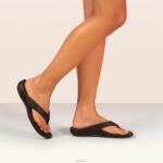 Maui Orthotic Flips Aetrex Women Glossy Aqua XLXT024 - Image 8