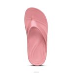 Maui Orthotic Flips Aetrex Women Glossy Rose XLXT0110 - Image 5