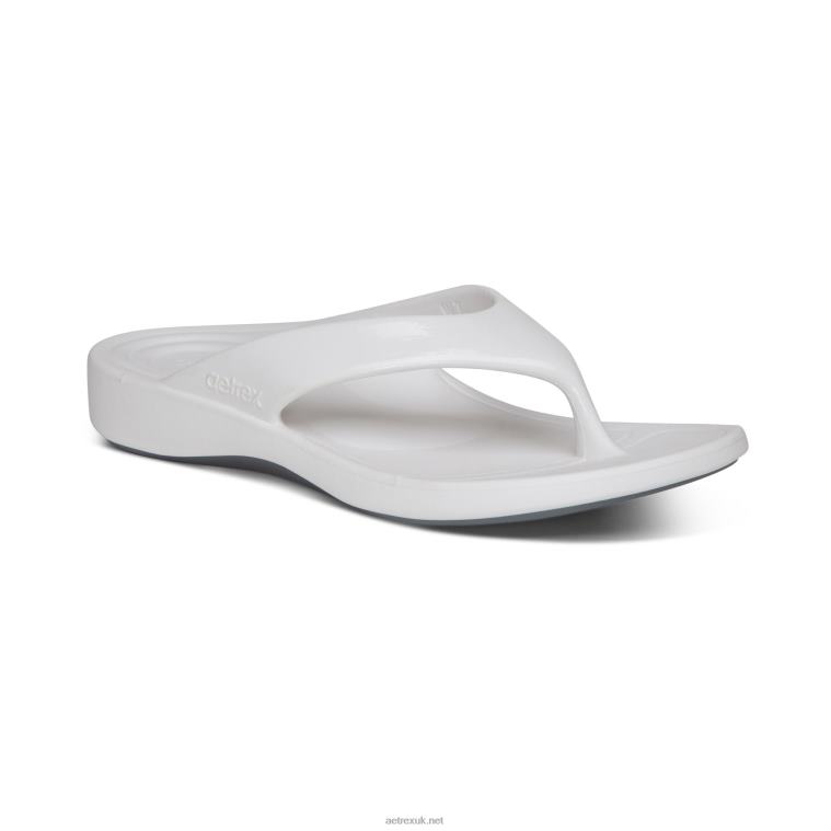 maui_orthotic_flips_aetrex_women_glossy_white_xlxt0181.jpg Maui Orthotic Flips Aetrex Women Glossy White XLXT0181 - Image 1