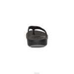 Maui Orthotic Flips Aetrex Women Matte Black XLXT016 - Image 3