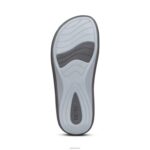 Maui Orthotic Flips Aetrex Women Matte Black XLXT016 - Image 6