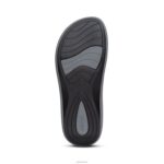 Maui Orthotic Flips Aetrex Women Matte Grey XLXT012 - Image 6